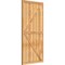 Ekena Millwork Framed Board-n-Batten Shutters w/Z-Bar, Rough Sawn Western Red Cedar, 32 1/4W x 66H, PR RBF06Z32X066RWR - alternate 2